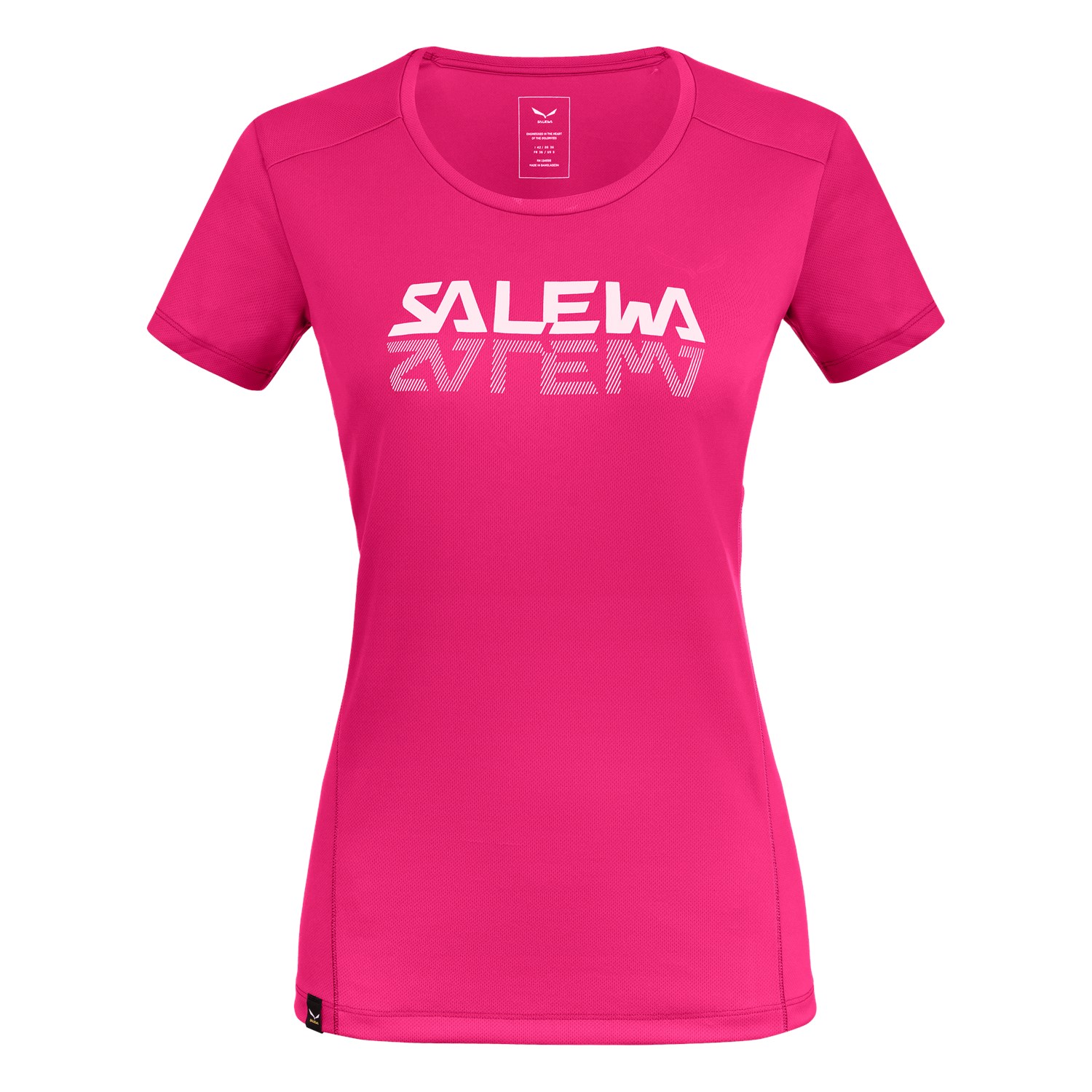 T-Shirts Salewa Sporty Graphic Dry Mulher Rosa 167WUOTRC